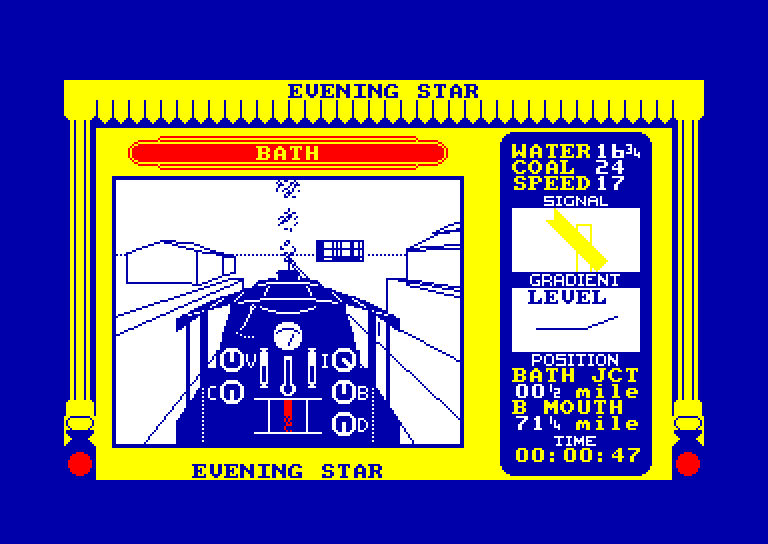 screenshot of the Amstrad CPC game Evening star by GameBase CPC