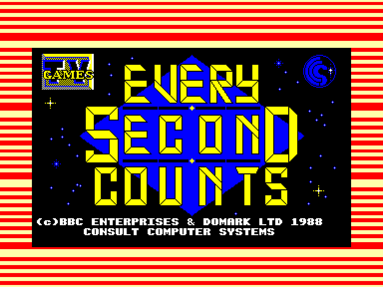 screenshot of the Amstrad CPC game Every second counts by GameBase CPC