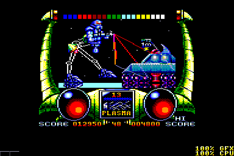 screenshot of the Amstrad CPC game Extreme by GameBase CPC