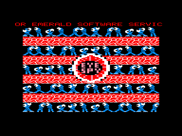 screenshot of the Amstrad CPC game Eye spy by GameBase CPC