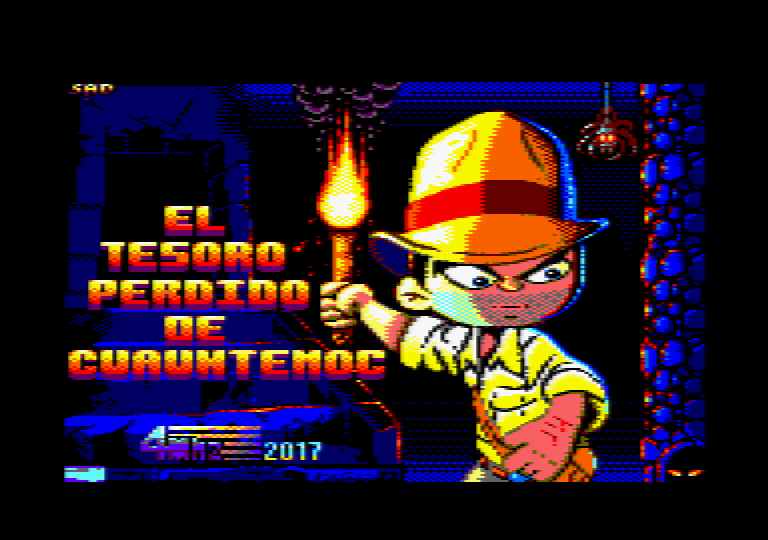 image de chargement du jeu Amstrad CPC El Tesoro perdido de Cuauhtemoc