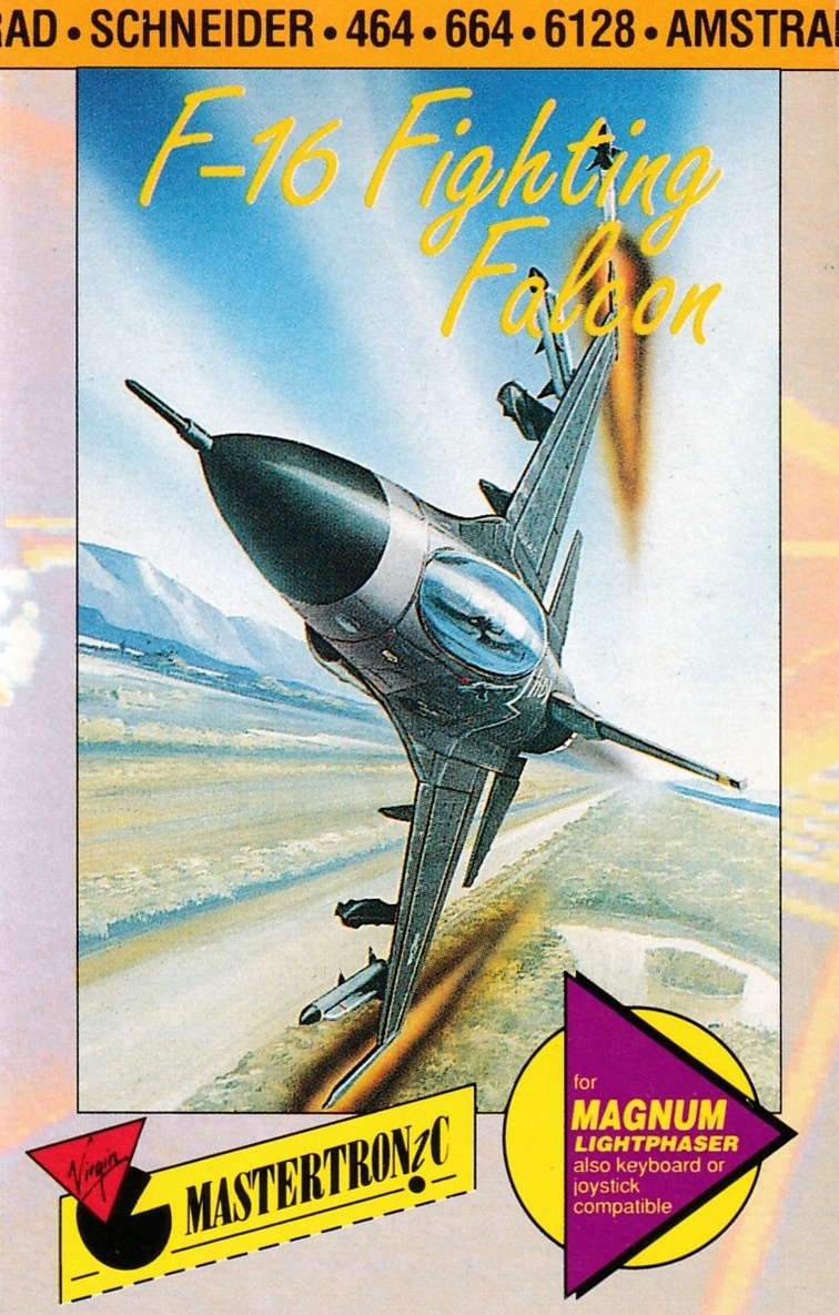 cover of the Amstrad CPC game F-16 Fighting Falcon  by GameBase CPC