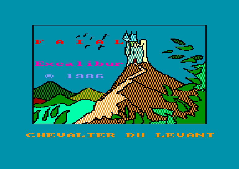 screenshot of the Amstrad CPC game Faial by GameBase CPC