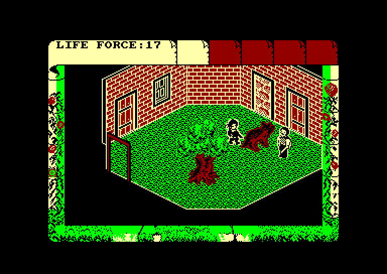 screenshot of the Amstrad CPC game Fairlight - The Legend by GameBase CPC
