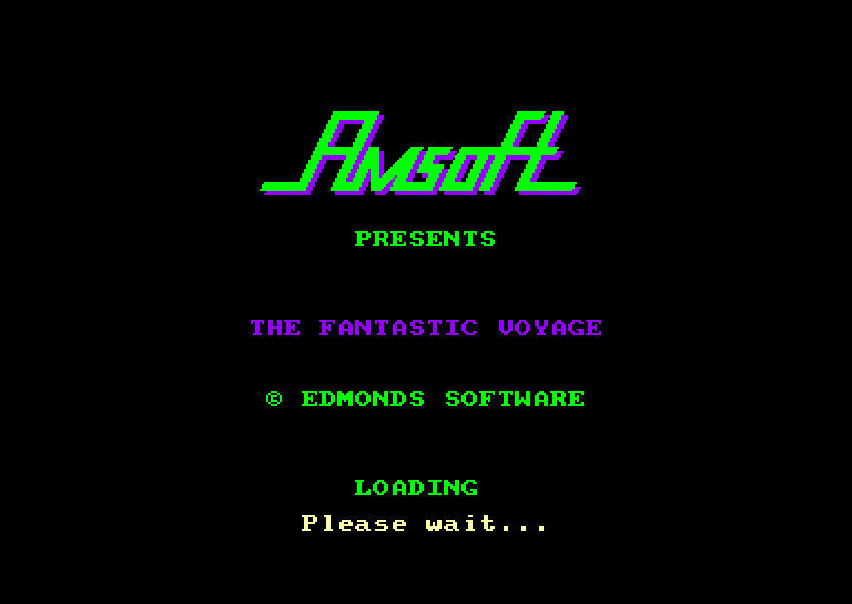 screenshot of the Amstrad CPC game Fantastic Voyage (the) by GameBase CPC