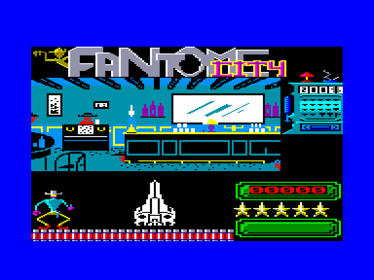 screenshot of the Amstrad CPC game Fantome city by GameBase CPC