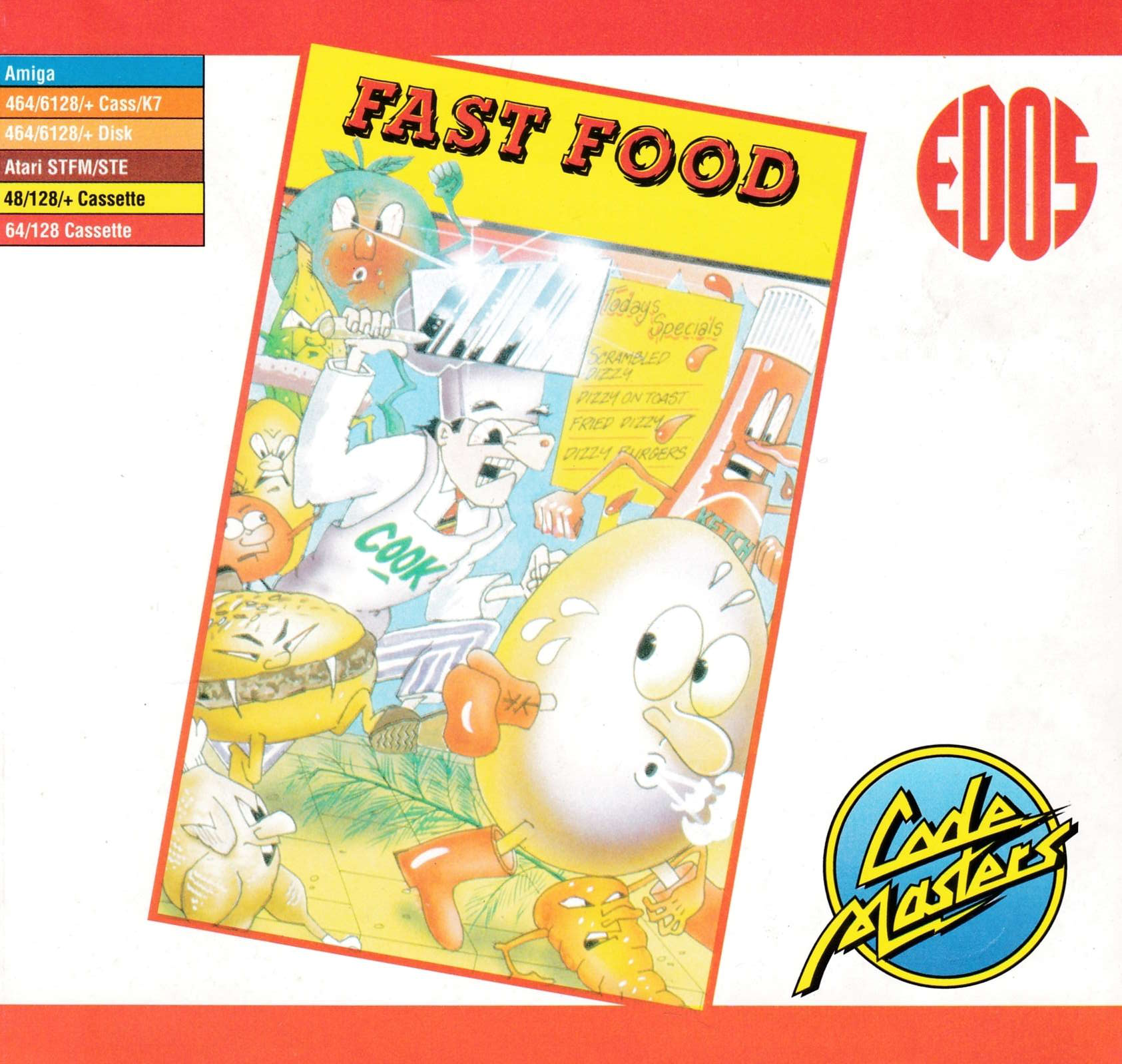 screenshot of the Amstrad CPC game Fast Food Dizzy by GameBase CPC