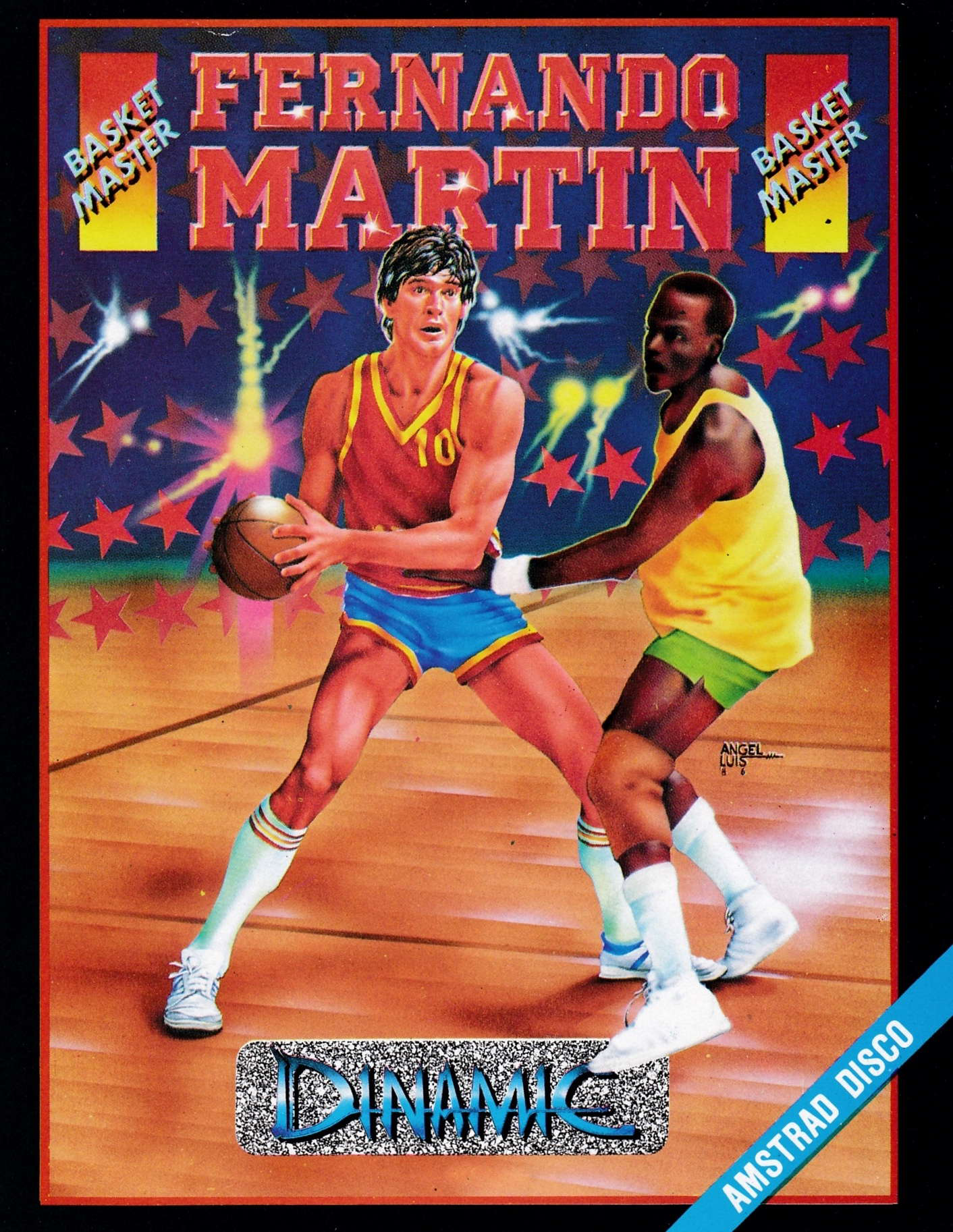 screenshot of the Amstrad CPC game Fernando Martin Basket Master by GameBase CPC