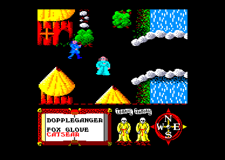 screenshot of the Amstrad CPC game Feud by GameBase CPC