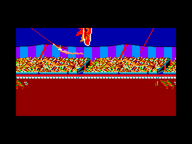 screenshot of the Amstrad CPC game Fiendish Freddy's Big Top o' Fun by GameBase CPC