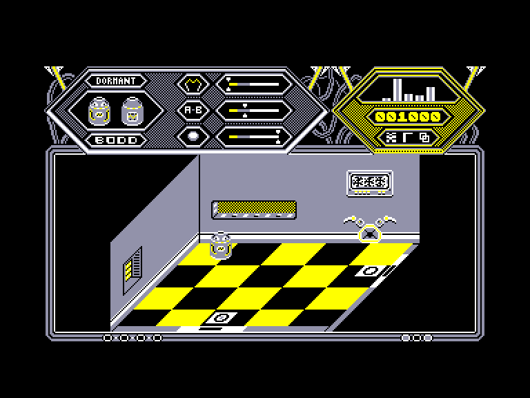 screenshot of the Amstrad CPC game Fifth quadrant (the) by GameBase CPC