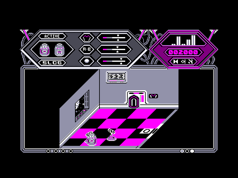 screenshot of the Amstrad CPC game Fifth quadrant (the) by GameBase CPC