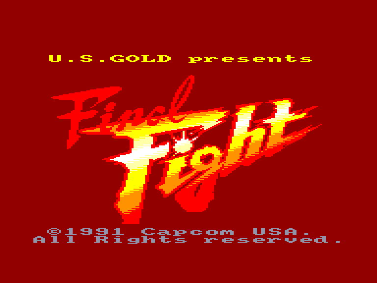 screenshot of the Amstrad CPC game Final Fight by GameBase CPC