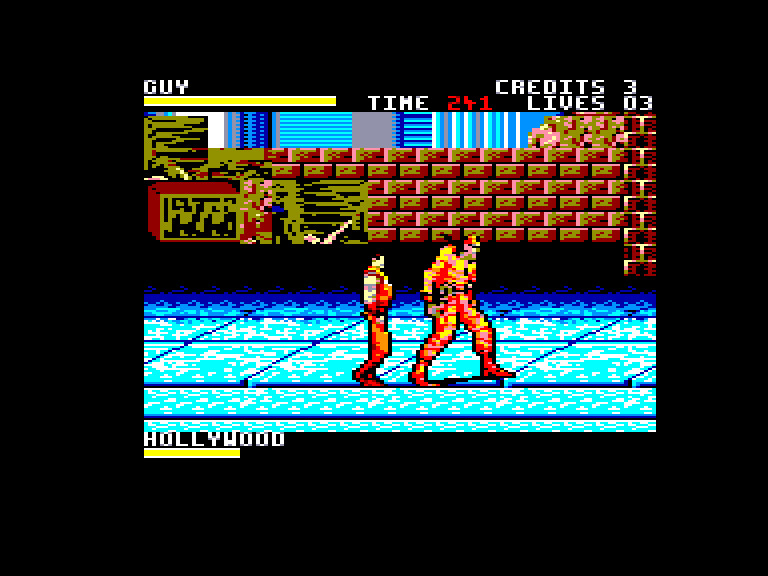 screenshot of the Amstrad CPC game Final Fight by GameBase CPC