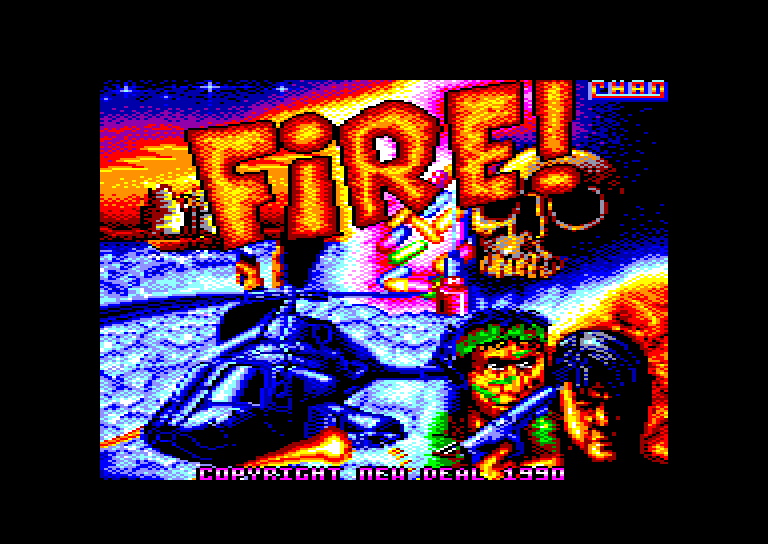screenshot of the Amstrad CPC game Fire ! by GameBase CPC