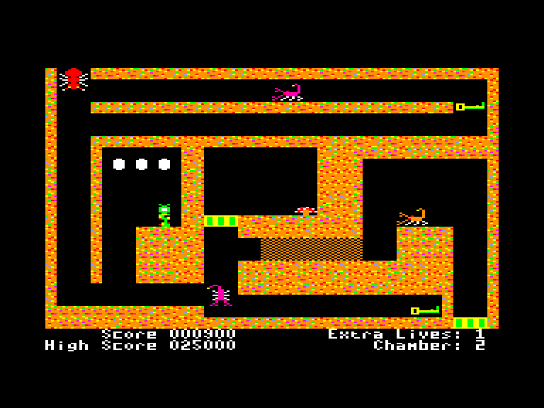 screenshot of the Amstrad CPC game Fire ant by GameBase CPC