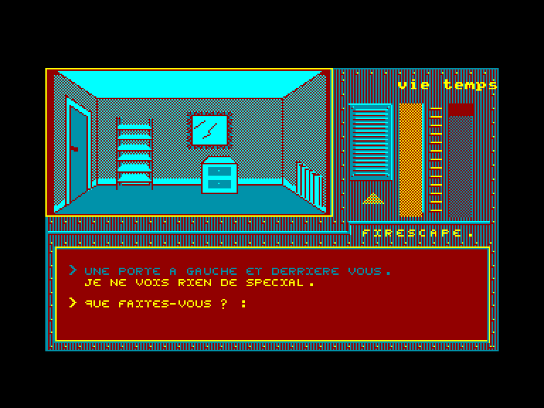 screenshot of the Amstrad CPC game Firescape by GameBase CPC