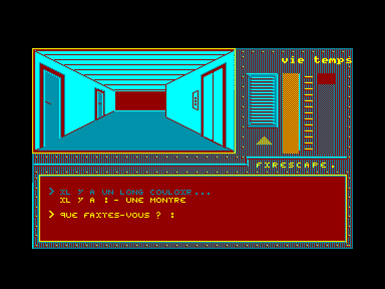 screenshot of the Amstrad CPC game Firescape by GameBase CPC