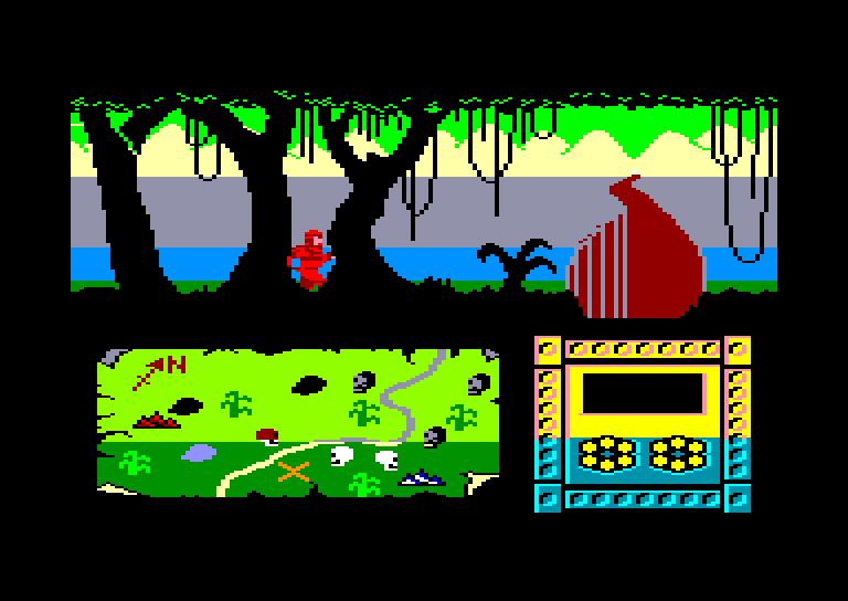 screenshot of the Amstrad CPC game Flash gordon by GameBase CPC