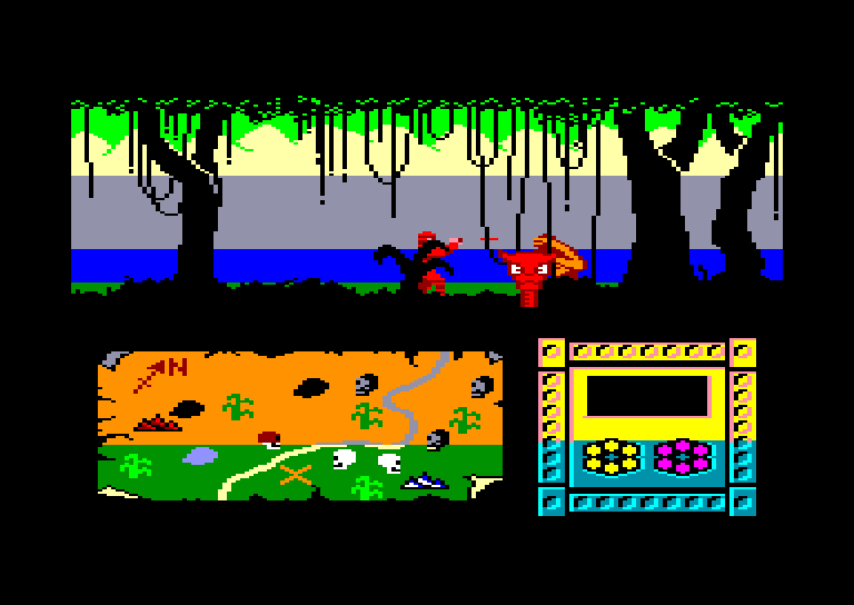 screenshot of the Amstrad CPC game Flash gordon by GameBase CPC