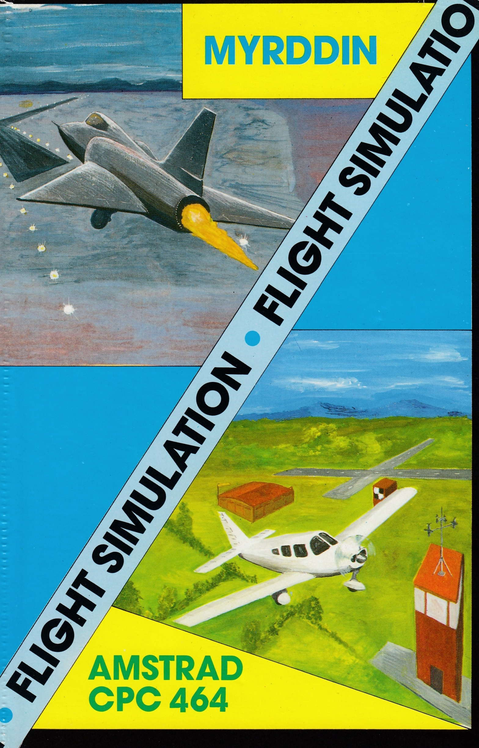 cover of the Amstrad CPC game Flight Simulation  by GameBase CPC