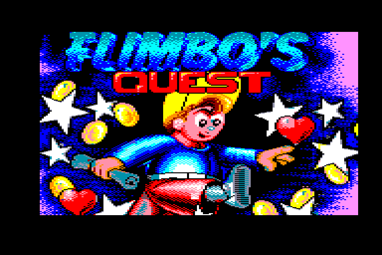 screenshot of the Amstrad CPC game Flimbo's quest by GameBase CPC