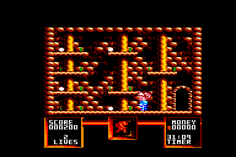 screenshot of the Amstrad CPC game Flimbo's quest by GameBase CPC