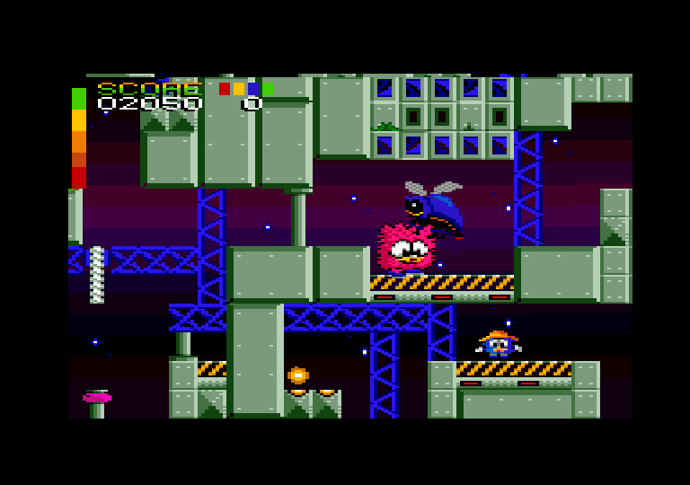 screenshot of the Amstrad CPC game Fluff by GameBase CPC
