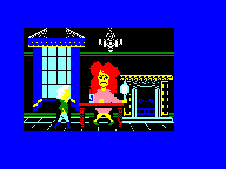 screenshot of the Amstrad CPC game Flunky by GameBase CPC