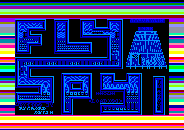 screenshot of the Amstrad CPC game Fly spy by GameBase CPC