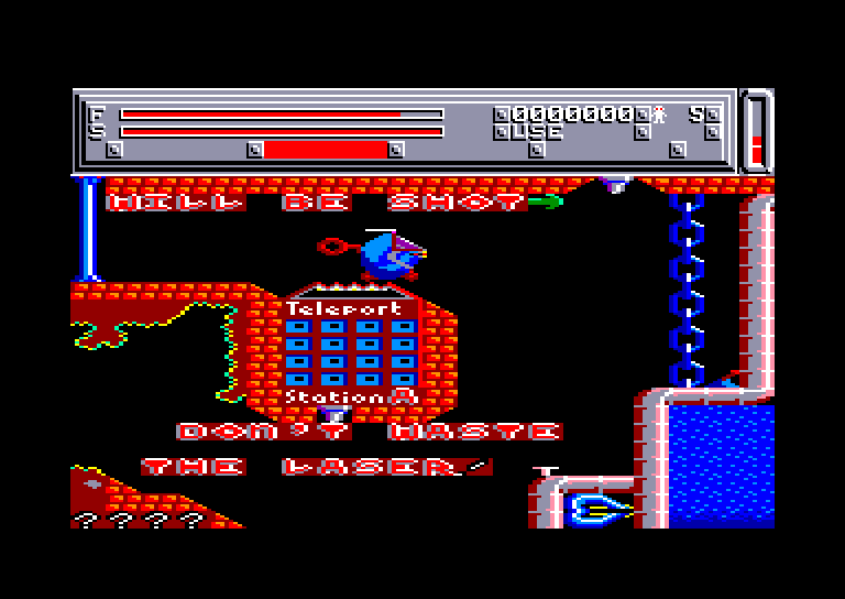 screenshot of the Amstrad CPC game Fly spy by GameBase CPC