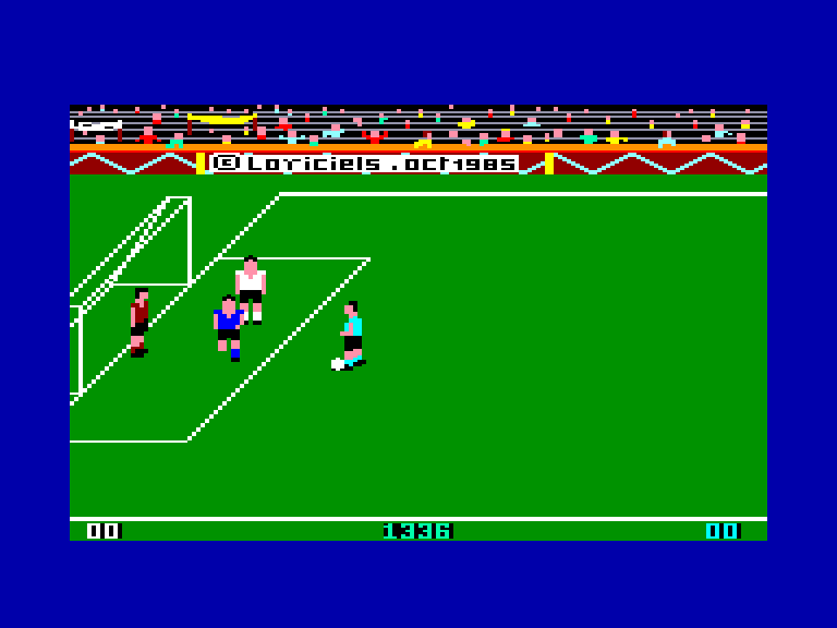 screenshot of the Amstrad CPC game Foot 3d by GameBase CPC