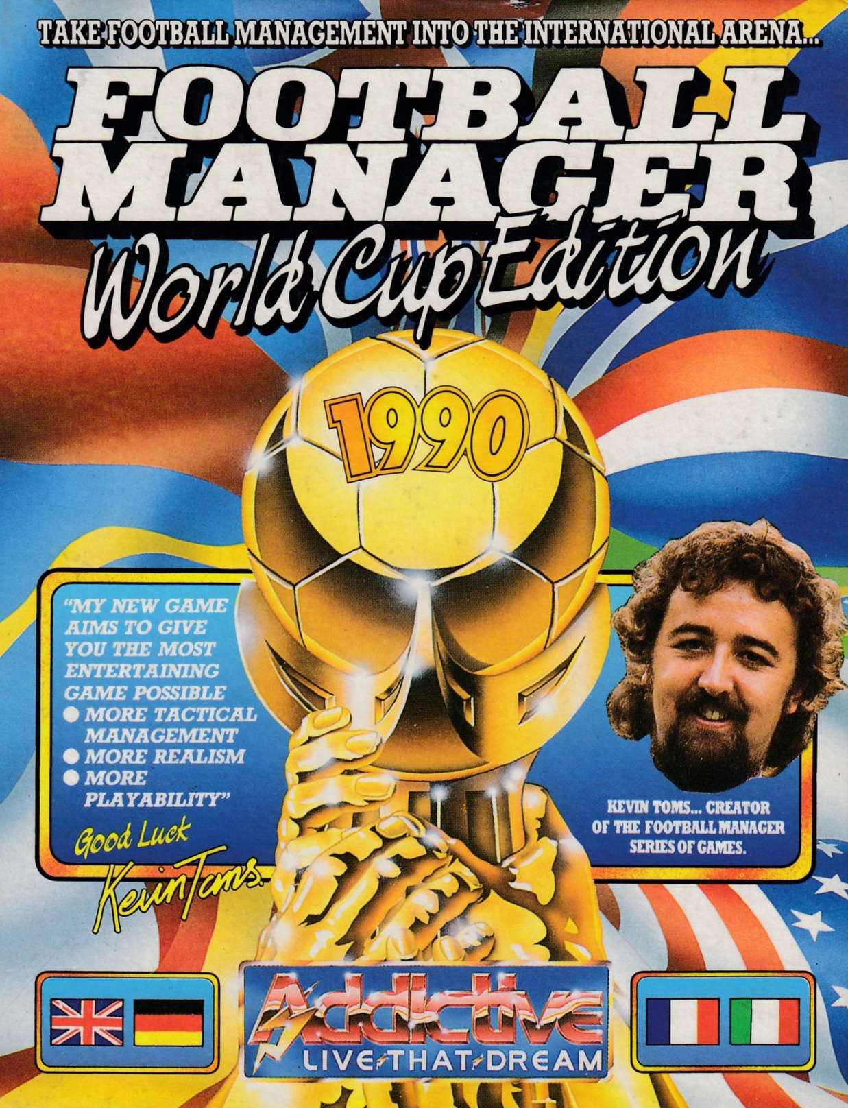 cover of the Amstrad CPC game Football Manager - World Cup Edition  by GameBase CPC