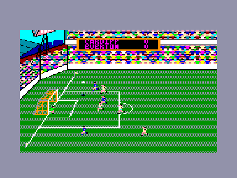 screenshot of the Amstrad CPC game Football manager 2 by GameBase CPC