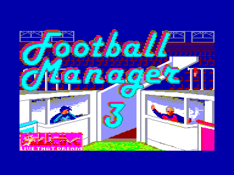 screenshot of the Amstrad CPC game Football manager 3 by GameBase CPC