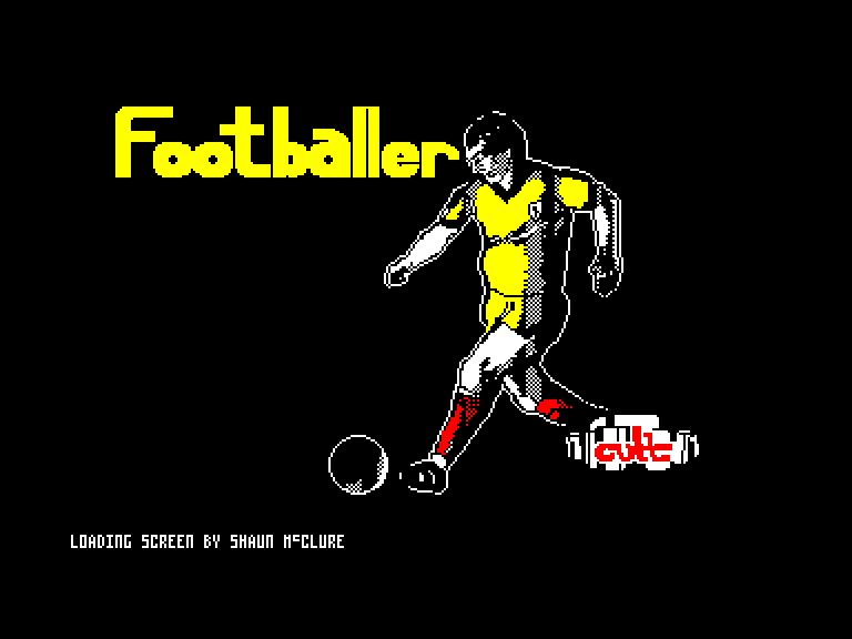 screenshot of the Amstrad CPC game Footballer (the) by GameBase CPC