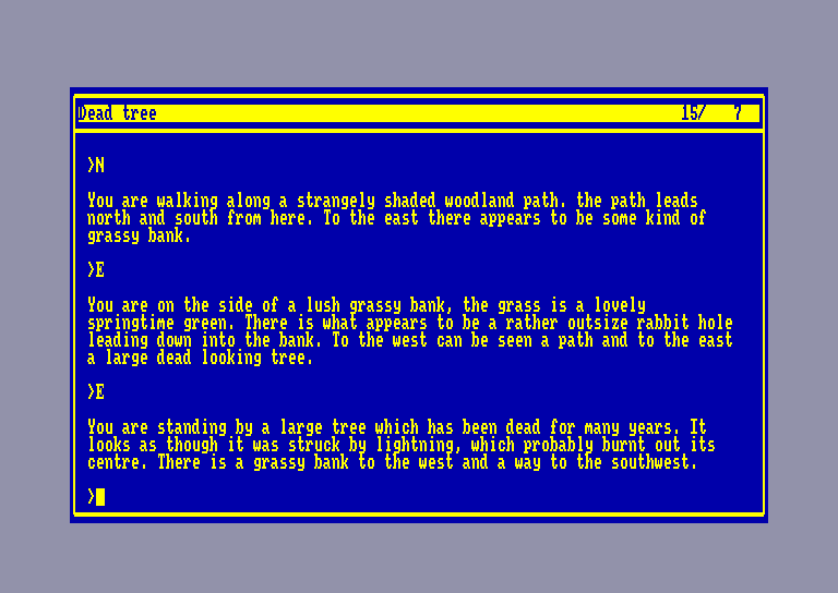 screenshot of the Amstrad CPC game Forestland by GameBase CPC