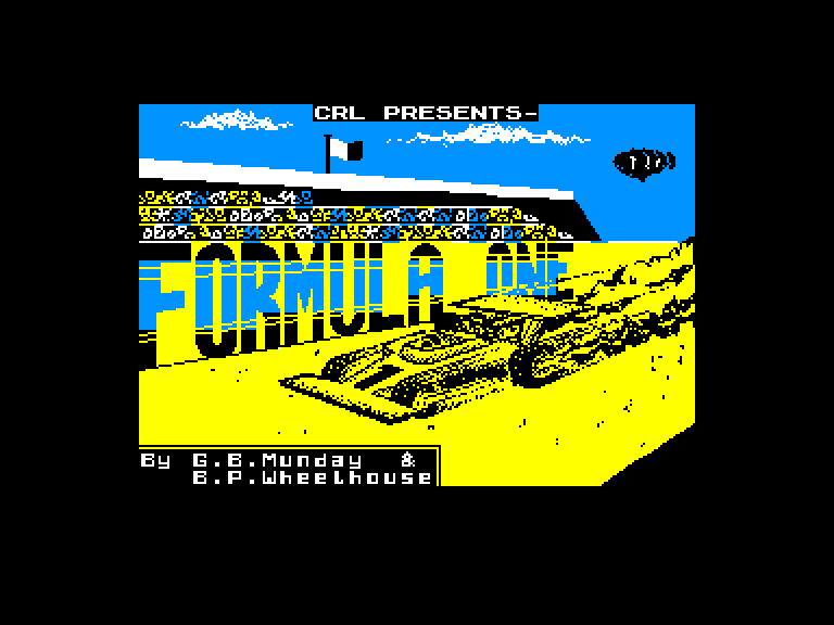 screenshot of the Amstrad CPC game Formula One by GameBase CPC