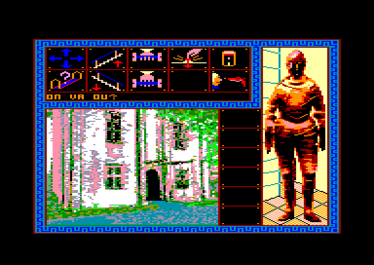 screenshot of the Amstrad CPC game Forteresse by GameBase CPC