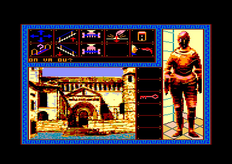 screenshot of the Amstrad CPC game Forteresse by GameBase CPC