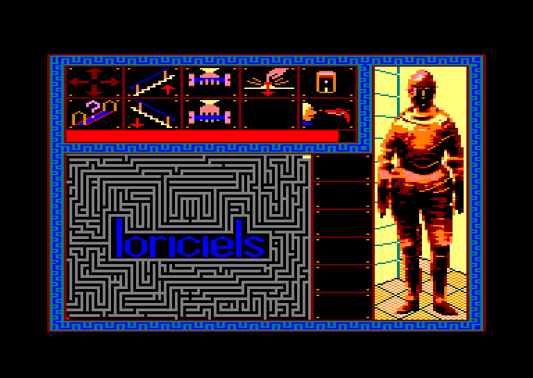 screenshot of the Amstrad CPC game Forteresse by GameBase CPC