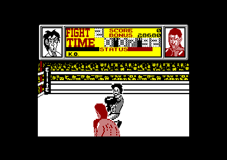 screenshot of the Amstrad CPC game Frank bruno's boxing by GameBase CPC