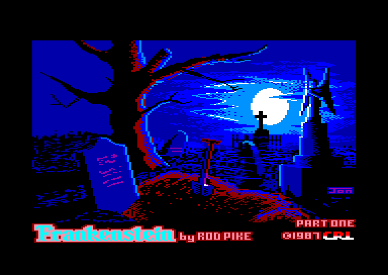 screenshot of the Amstrad CPC game Frankenstein by GameBase CPC