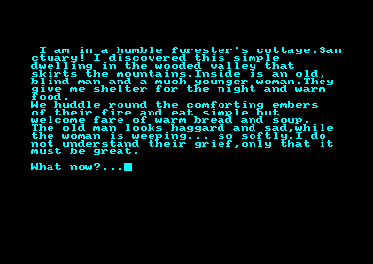 screenshot of the Amstrad CPC game Frankenstein by GameBase CPC