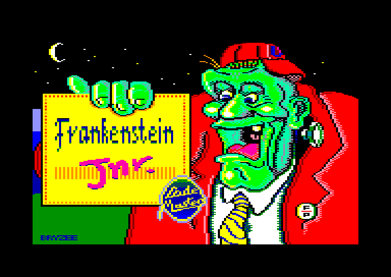 screenshot of the Amstrad CPC game Frankenstein junior by GameBase CPC