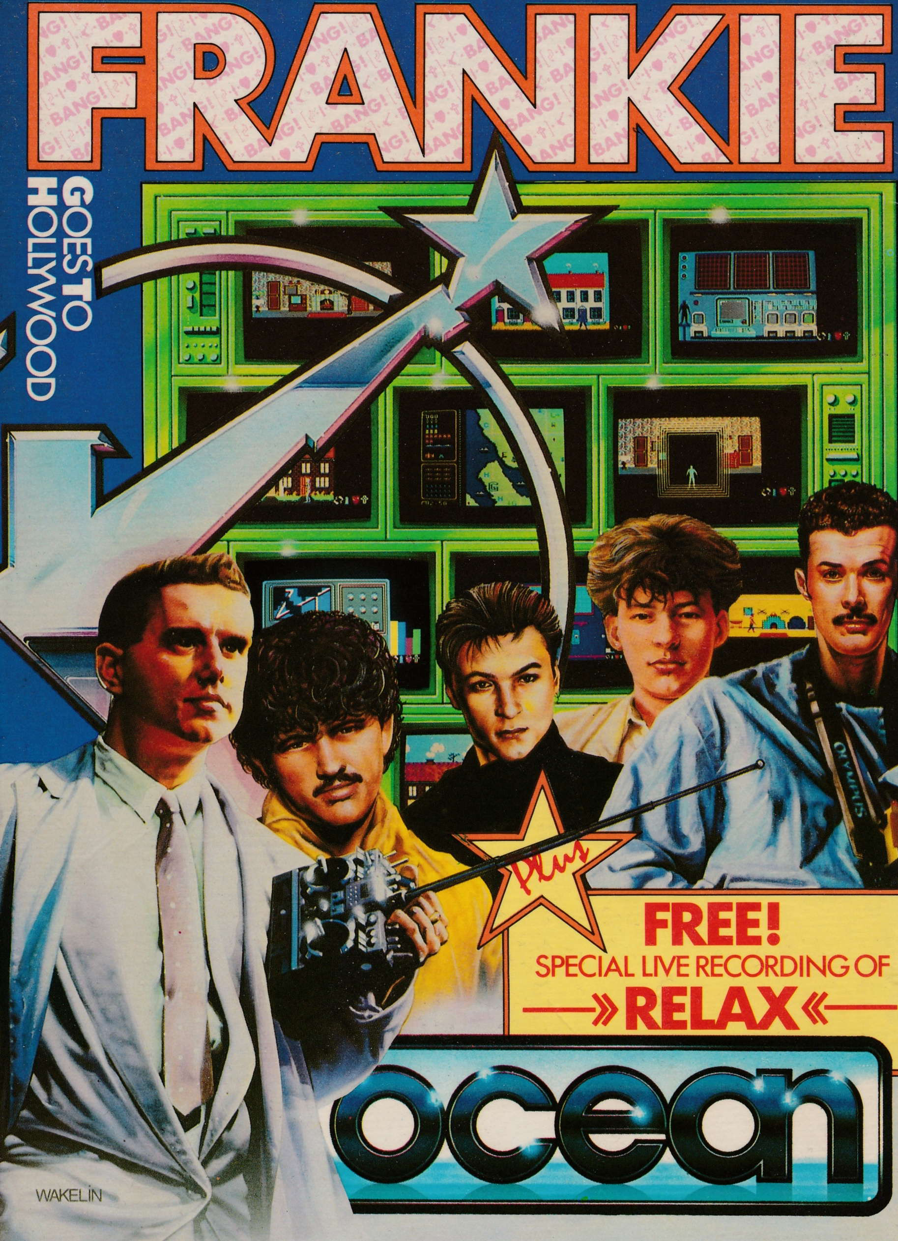 screenshot of the Amstrad CPC game Frankie goes to hollywood by GameBase CPC