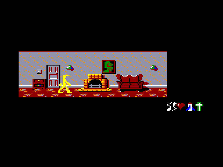 screenshot of the Amstrad CPC game Frankie goes to hollywood by GameBase CPC