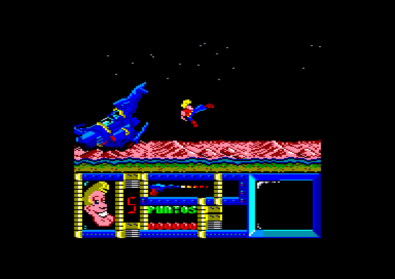 screenshot of the Amstrad CPC game Freddy Hardest by GameBase CPC