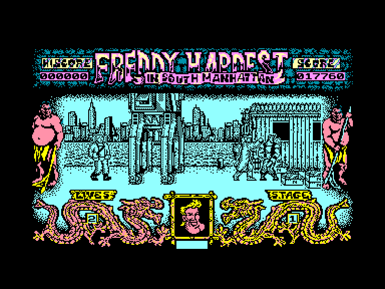 screenshot of the Amstrad CPC game Guardian Angel by GameBase CPC