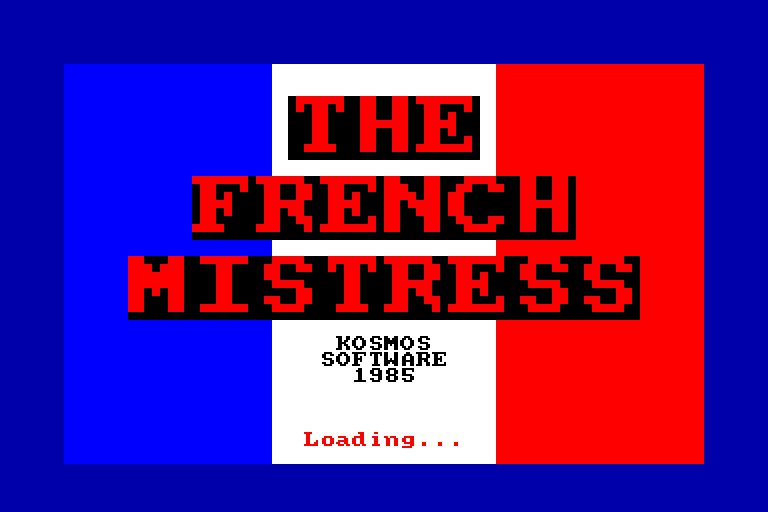 screenshot of the Amstrad CPC game French Mistress (the) by GameBase CPC